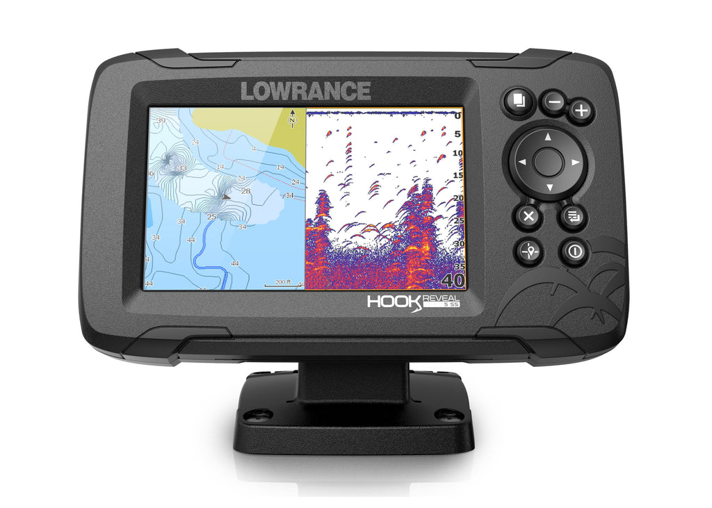 Lowrance HOOK2 5X SplitShot GPS Fish Finder Head Unit Only
