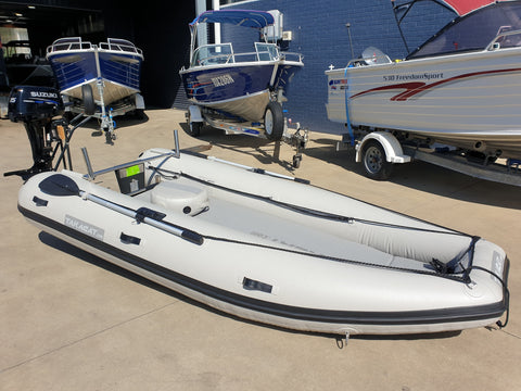 Takacat T340S Inflatable with 15hp Suzuki outboard