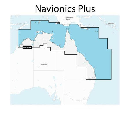 Navionics + Plus Charts - 3 coverage areas