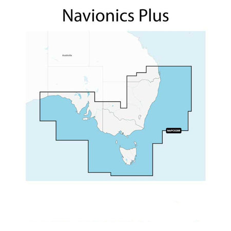 Navionics + Plus Charts - 3 coverage areas