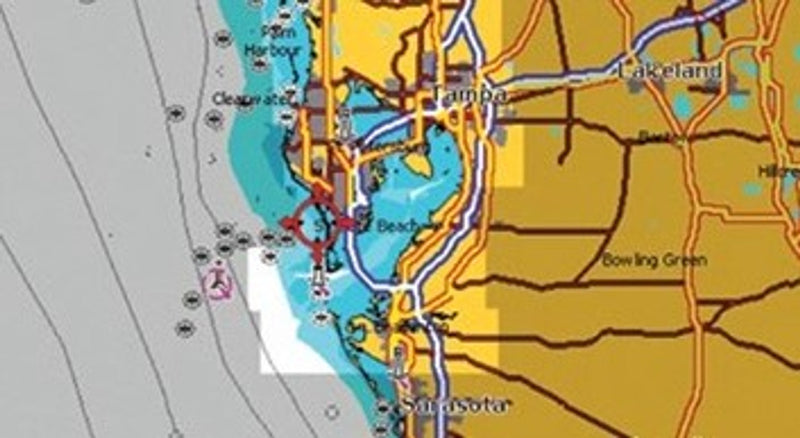 Navionics + Plus Charts - 3 coverage areas