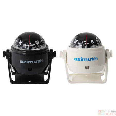 Azimuth 50mm Marine Compact Compass - Black or White