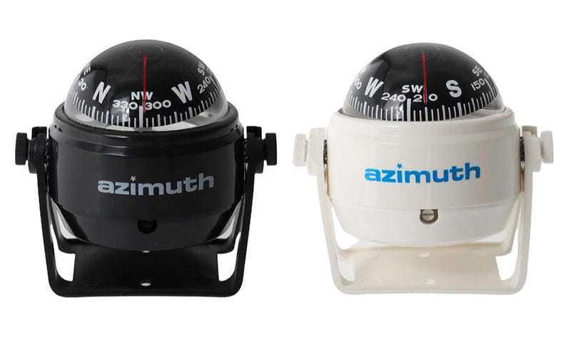 Azimuth 50mm Marine Compact Compass - Black or White