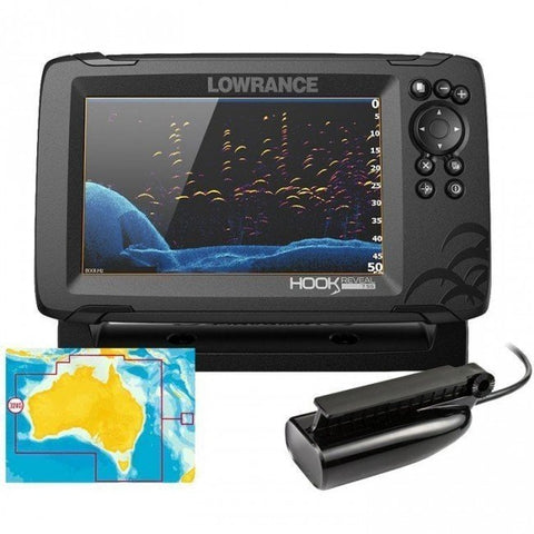 Hook Reveal 7 with SplitShot Fishfinder and Transducer Combo